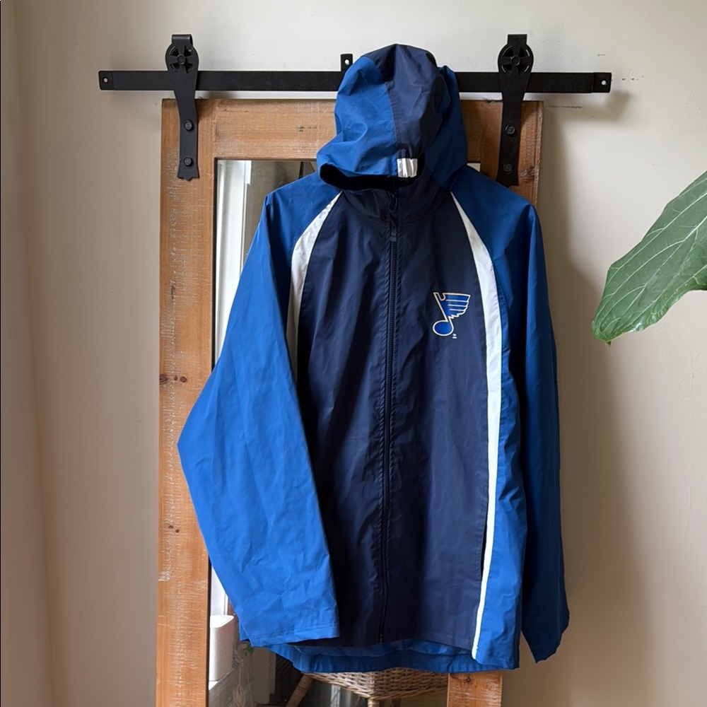 NHL St. Louis Blues Rain Jacket Size L